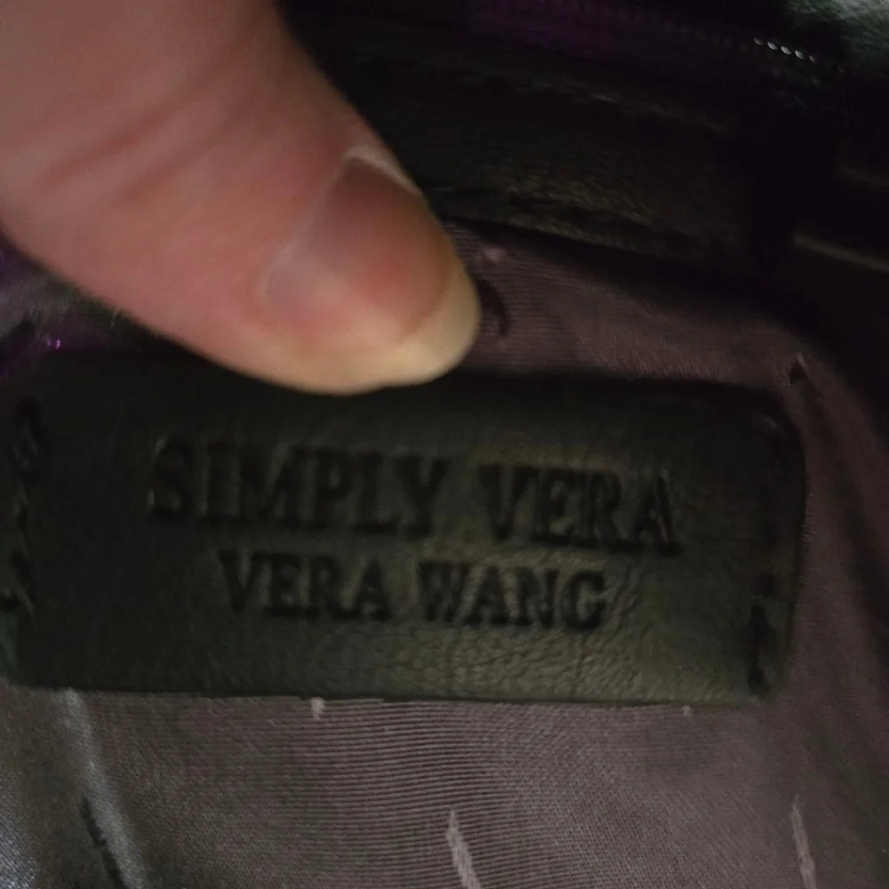 Simply Vera Vera Wang Black Backpack One Size